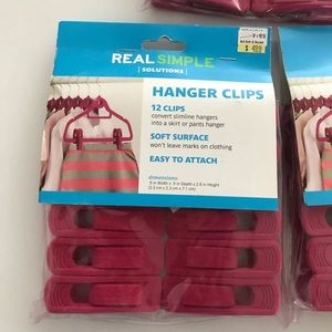 Hot Pink Felt Slimline Hanger Clips